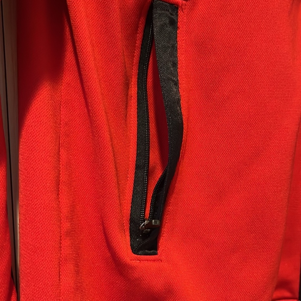 Youth Under Amour red zip up jacket Sz large - Picture 5 of 7